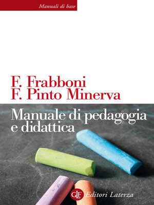 cover image of Manuale di pedagogia e didattica
